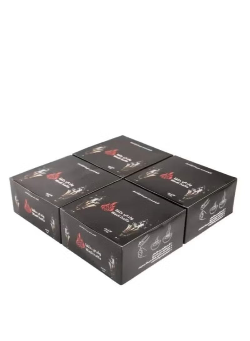 Charcoal incense Wadi Halfa fast ignition 4 boxes of round tablets regular size 33